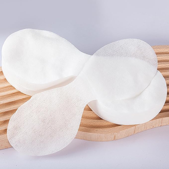 100 Sheets Disposable Eye Mask Paper,Non Woven Eye Care Cotton,Eye Pads for Facials,Patches Paper Eye Covers,DIY Clear Eye Mask Paper Beauty Sheets for Makeup Skincare Spa Wrap Moisture Retention-GlimoraGlow