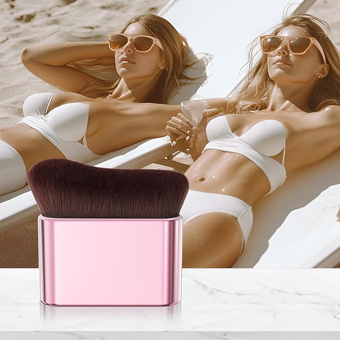 docolor Self Tanner Brush Body Makeup Brush for Flawless Face and Body Makeup, Sunless Tanner Blending Brush Body Brush for Self Tanner, Bronzer, Foundation, Vegan & Cruelty Free-GlimoraGlow