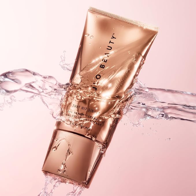 JLO Beauty That Hit Single Face Wash Cream, Antioxidant Rich Gel Cleanser & Makeup Remover Skin Care Formula Gentle Pore Cleansing Daily Facial Cleanser to Support Smooth, Radiant Skin, 5 Oz-GlimoraGlow