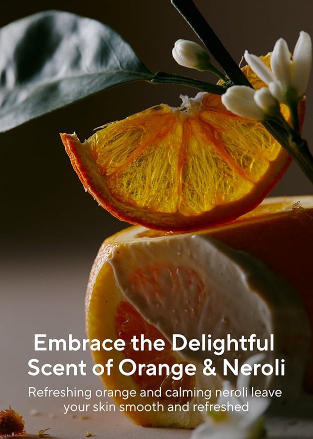 AROMATICA Glow Vita Goodnight Cream Orange & Neroli 3.1fl oz/90g - Night Cream Moisturizer For Face & Neck | Anti Aging Wrinkle Cream with Vitamin C, 5% Niacinamide-GlimoraGlow