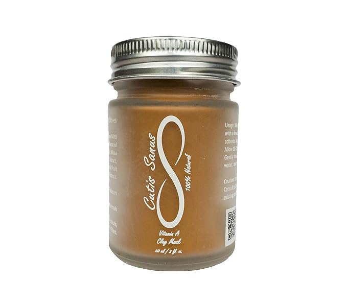 100% Natural Vitamin A Clay Mask 120g All Clay & No Water-GlimoraGlow