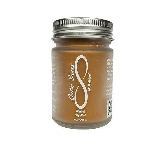 100% Natural Vitamin A Clay Mask 120g All Clay & No Water-GlimoraGlow