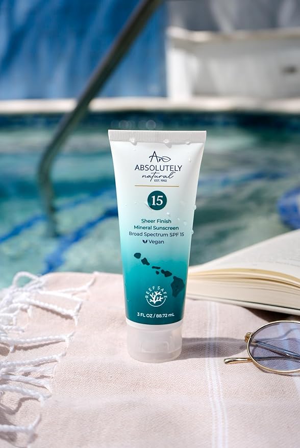 SPF 15 Mineral Sunscreen - Broad Spectrum Water Resistant Moisturizer Lotion For Body & Face - With Non-Nano Zinc Oxide, Vitamin E, & Antioxidants - Made in USA, 3 Oz-GlimoraGlow