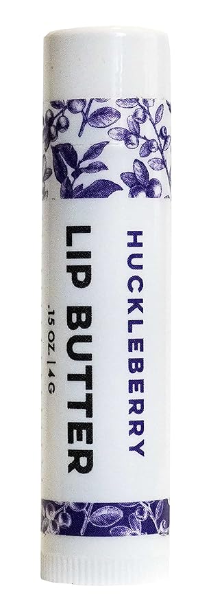 Huckleberry Lip Butter - Organic Cold-Pressed Oils & Beeswax to Soothe & Protect - Lip Balm Handmade in USA by DAYSPA Body Basics-GlimoraGlow