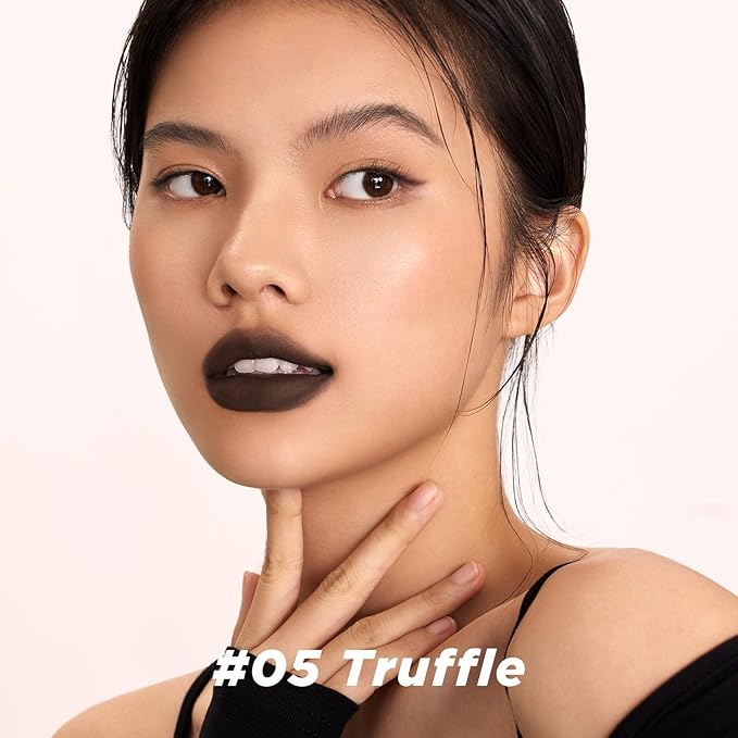 ITY Velvet Matte Finish Lip Stain-Mousse Textured Lip Clay, Red Shade, Conceals Lip Lines, Rich Pigment Lip Tint Lipsticks, 0.14 oz (4g) in Earthy, Truffle.-GlimoraGlow