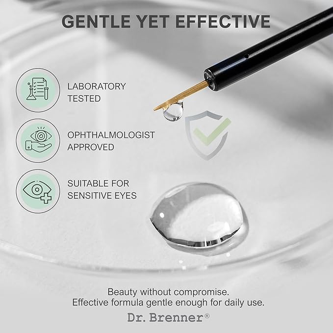 Eyelash enhancing serum with peptides for thicker, longer and fuller lashes-GlimoraGlow