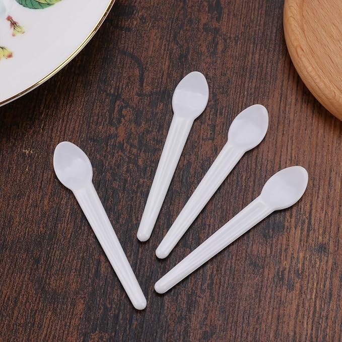 100pcs Makeup Scoop Cosmetic Scoop Face Cream Spatula Face Cream Scoop Face Mask Scoop Cosmetic Spatula Makeup Spoon-GlimoraGlow