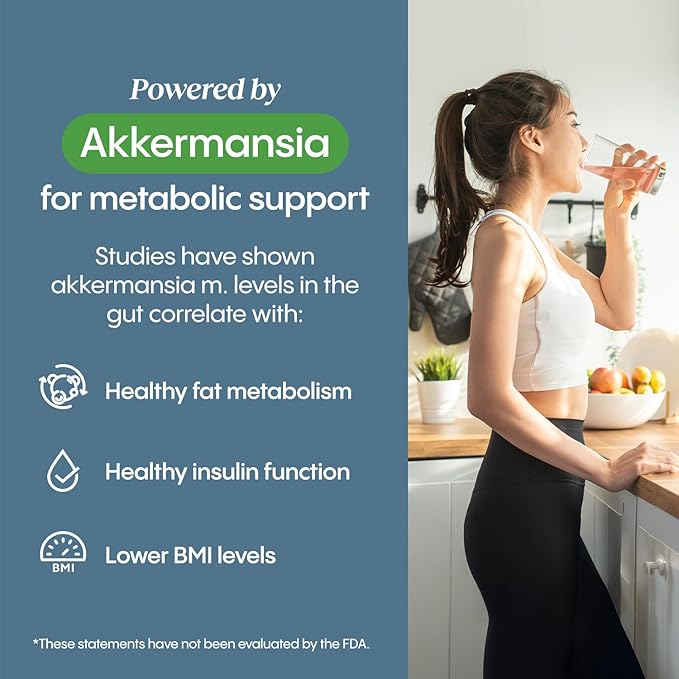 Hydralyte Plus Metabolic Support - Sugar-Free Electrolytes + Akkermansia Probiotic for Women and Men - Blend of Prebiotics and Probiotics for Digestive Support + Fiber (30 Pack, Blood Orange)-GlimoraGlow