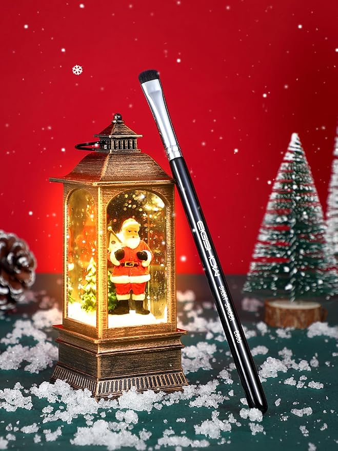 Eyeshadow Smudge Brush, EIGSHOW Short Shader Precision Makeup Brush High-End for Creasing & Cat Eye Makeup, Premium Quality, Cruelty-Free (E806)-GlimoraGlow