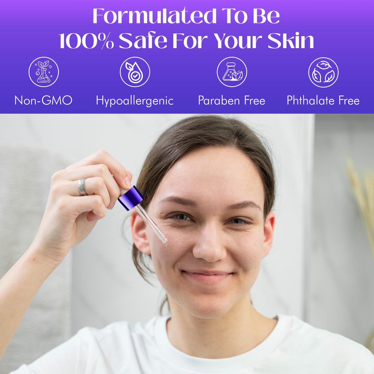 Collagen & Peptides Serum For Face - Dermatologist Tested, Anti-Aging, Hydrating & Repairing Treatment for Fine Lines & Wrinkles - Clean Beauty, Cruelty-Free Korean Skincare - 1.69oz-GlimoraGlow