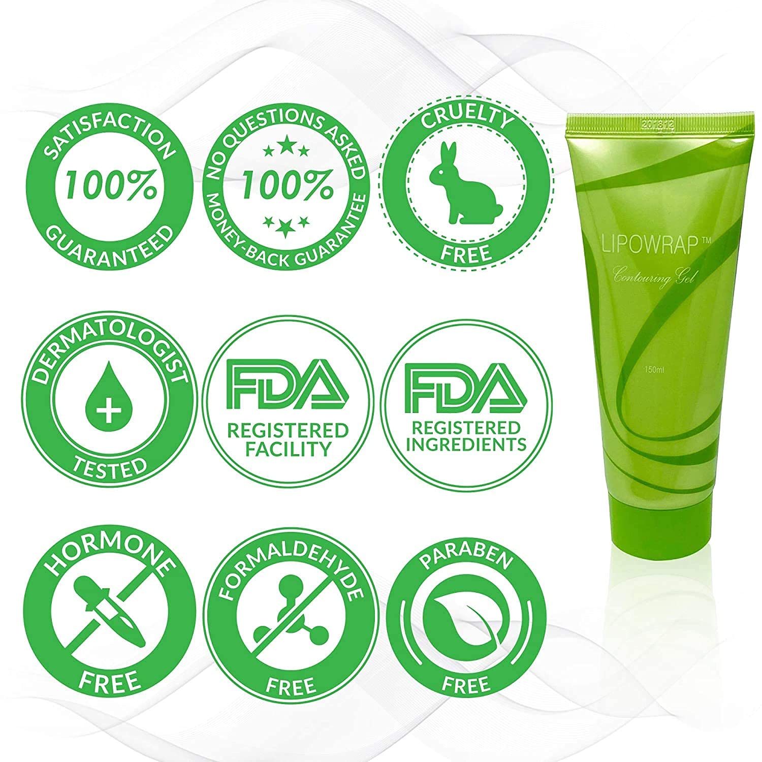 Ultimate Defining Body Gel Applicator Lipo Gel Cream it Works For Firming Toning Contouring - 150 Ml-GlimoraGlow