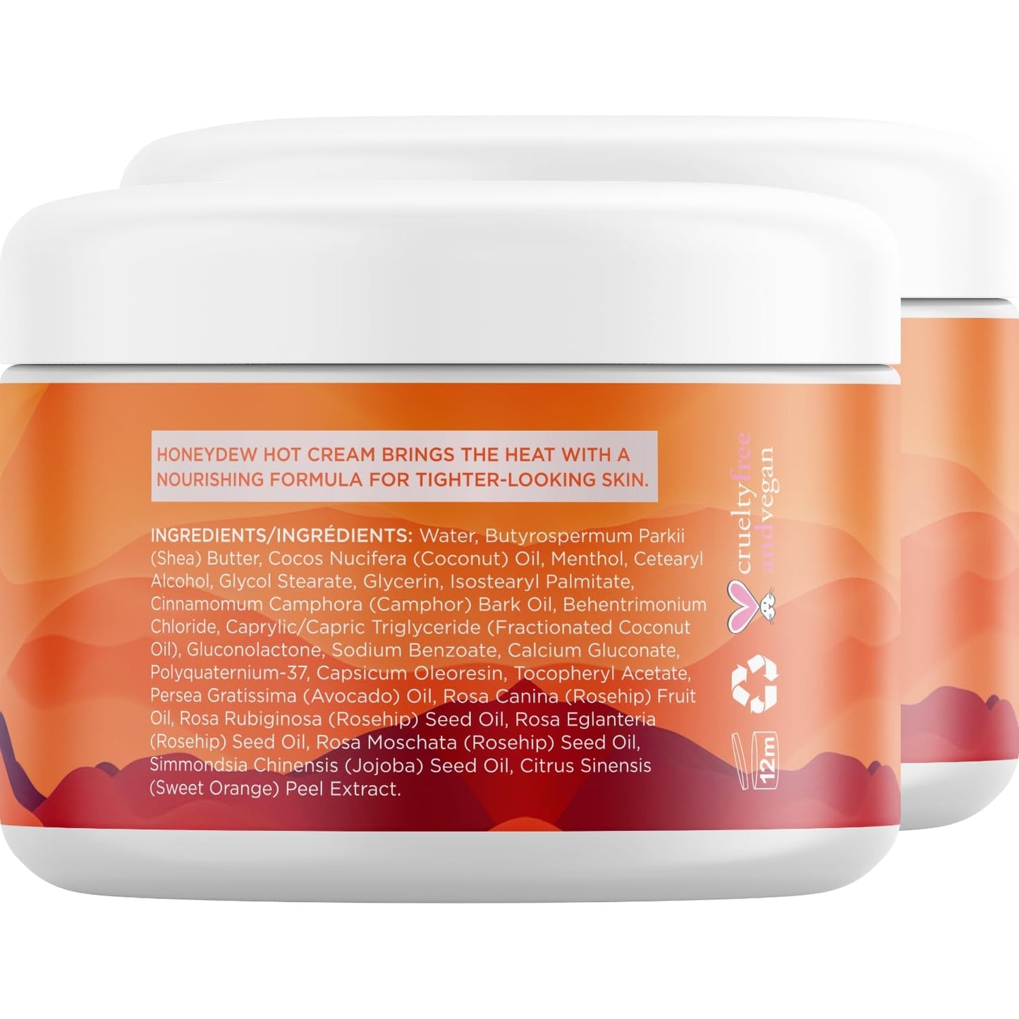 Premium Hot Cream Sweat Enhancer - Firming Body Lotion for Women and Men and Body Sculpting Cellulite Workout Cream - Ultra Moisturizing Invigorating Body Firming Cream with Natural Oils - 2 Pack-GlimoraGlow