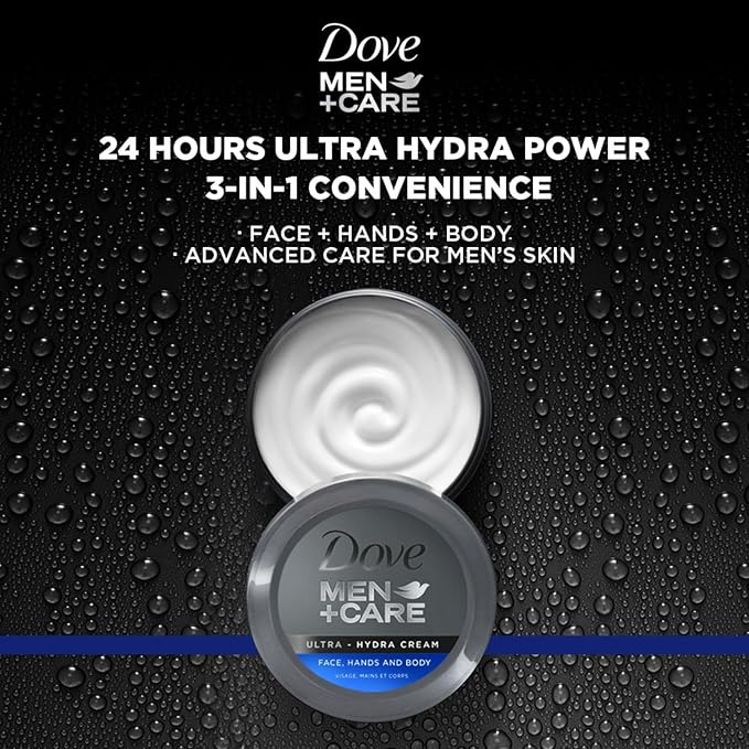 Dove Men+Care Ultra Hydra Cream Lotion, 2.53 Fl Oz (Pack of 12)-GlimoraGlow