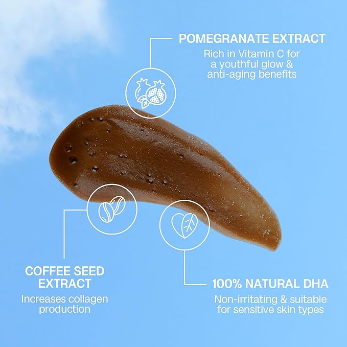 Bali Body Ultra Dark Self Tanner Mousse | Premium Sunless, Tanning Foam | Natural Green-Based Self Tan | Instant Bronze Fake Tan for All Skin Types, Vegan & Cruelty Free (100ml/3.4 fl oz)-GlimoraGlow