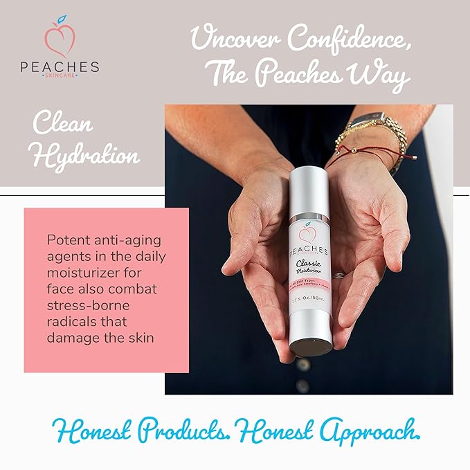 Hydrating Vegan Moisturizer with Vitamin E, Gotu Kola, and Pineapple – Age-Defying Face Cream for All Skin Types – Classic Moisturizer (1.7 oz)-GlimoraGlow