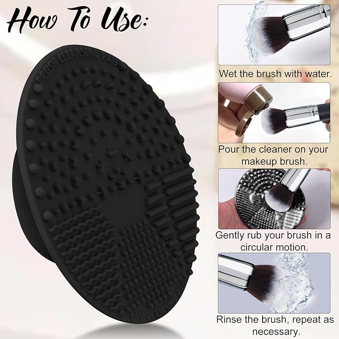 Bueart Design Pro makeup Artist 34Pcs Deluxe Real Goat Hair Horse hair Makeup Brushes Set with extra Large Holder High End Professional labeled makeup brush set with natural Pony Hair-GlimoraGlow