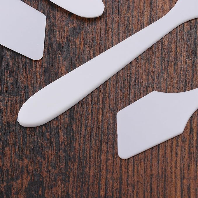 100pcs Face Cream Scoop Makeup Scoop Makeup Spoon Cosmetic Scoop Cosmetic Spatula Face Mask Scoop Face Cream Spatula-GlimoraGlow