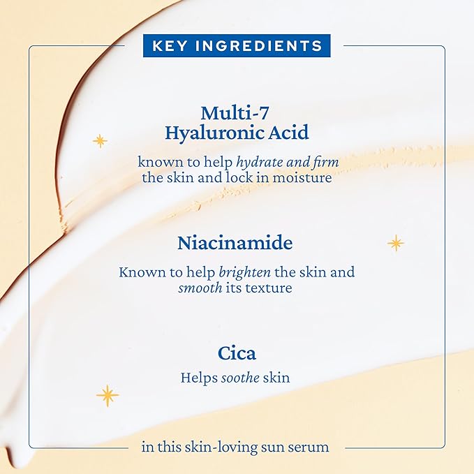belif Milky Niacinamide Sunscreen SPF 40 – Lightweight & Invisible Sun Serum for Face with 7 Types of Hyaluronic Acid | No White Cast, Non-Comedogenic, Hydrating, Makeup-Gripping Primer (1.69 fl.oz)-GlimoraGlow