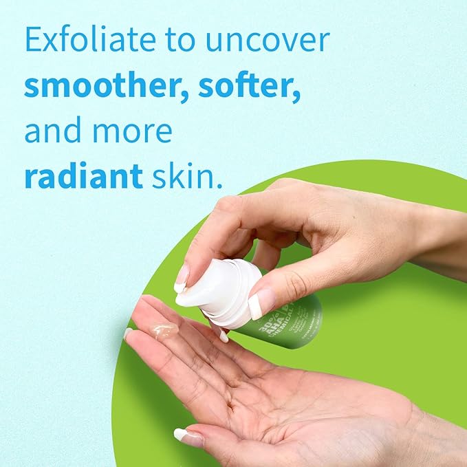 Ebanel Chemical Peel for Face, AHA BHA Exfoliator, Glycolic Acid Peel, Salicylic & Lactic Acid Face Peeling Gel, Infused with Green Tea & Chamomile for Acne Scars, Dark Spots, Wrinkles, Fine Lines-GlimoraGlow