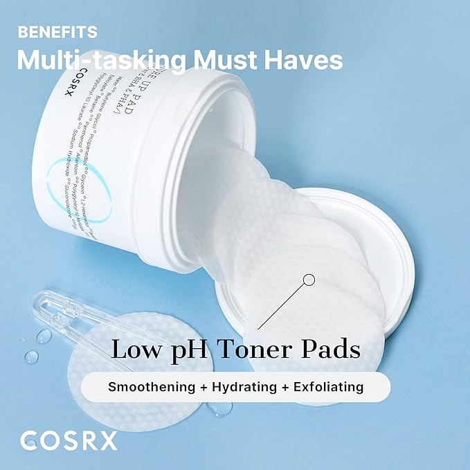 COSRX Propolis Toner Pads 70 Sheets, BHA, Gentle Daily Exfoliant for Sensitive Skin, Preventing Breakouts, Moisturizing, Nourishing, Blemish Care, Korean Skin Care-GlimoraGlow