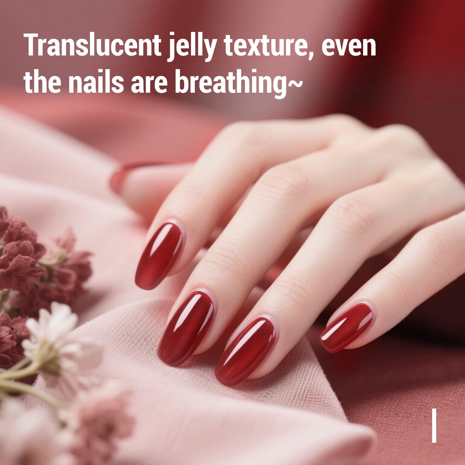 JODSONE 12PCS Gel Nail Polish Set 10 Translucent Jelly Colors Natural, Elegant & Long Lasting For Home & Salon Use-GlimoraGlow