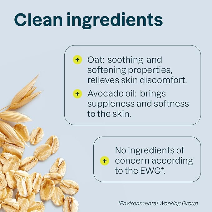 ATTITUDE Body Lotion for Sensitive Skin with Oat, EWG Verified, Dermatologically Tested, Vegan, Avocado Oil, 16 Fl Oz-GlimoraGlow