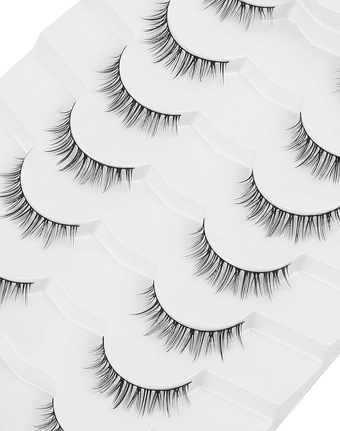 Natural Lashes Natural Eyelashes Short Eyelashes Natural Look False Eyelashes Wispy Eye Lashes Small Lashes Fake Lashes K17-GlimoraGlow