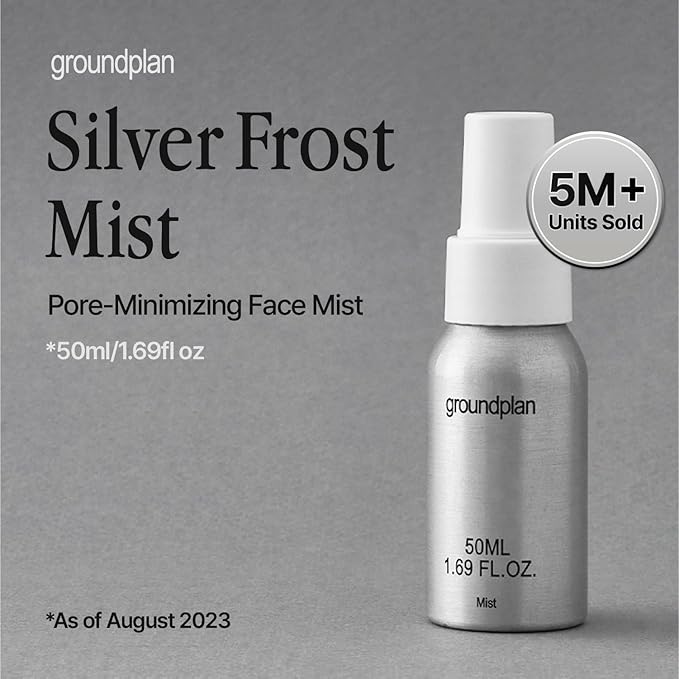 Silver Frost Mist - Facial Barrier Toner Spray with 80% Witch Hazel Water, Cica for Skin Barrier Repair, Recovery for Sensitive Skin, Dewy Hydration, Korean Skin Care (1.69 fl oz)-GlimoraGlow