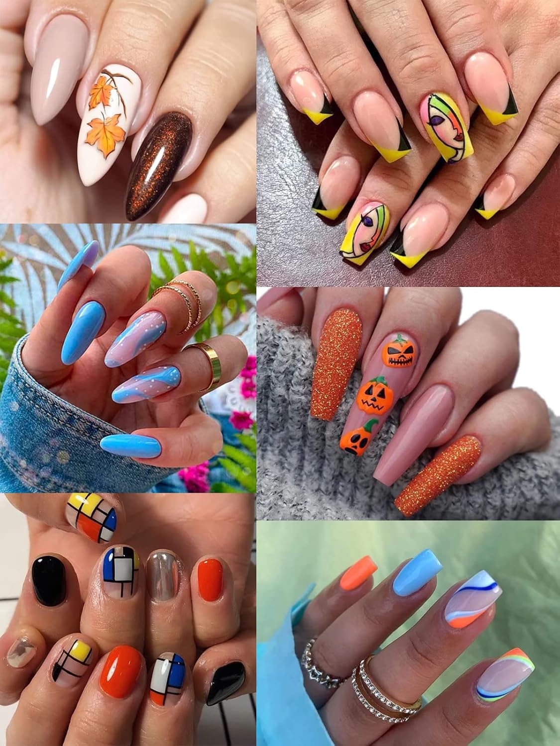 12 Color 3D Nail Art Pens Set, Kalolary Nail Point Graffiti Dotting Pen Drawing Painting Liner Brush for DIY Nail Art Beauty Adorn Manicure Tools(B)-GlimoraGlow