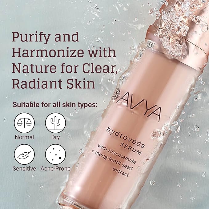 AVYA Hydroveda Restoring Vitamin C Face Serum - Revitalizes & Repairs Skin Tone and Texture/Helps Heal Facial Blemishes, Scars, and Imperfections (1oz)-GlimoraGlow