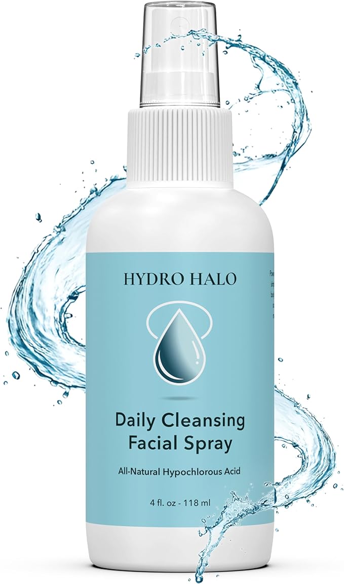 Hypochlorous Acid Spray for Face 4oz – Pure Hypochlorous Acid Spray Cleaner, Daily Cleansing Facial, pH Balanced, Plant Based, No Alcohol, USA Made-GlimoraGlow