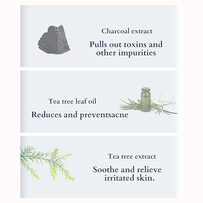 Daily 3 in 1 Facial Cleanser, Exfoliator and Wash-off Mask, Vegan, Cruelty Free, Plastic Free, Travel Friendly, 1 Month Supply Refill (60 Tablets) (Purifying)-GlimoraGlow