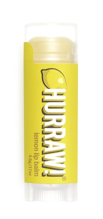 Hurraw! Lemon Lip Balm: Organic, Certified Vegan, Cruelty and Gluten Free. Non-GMO, 100% Natural Ingredients. Bee, Shea, Soy and Palm Free. Made in USA-GlimoraGlow