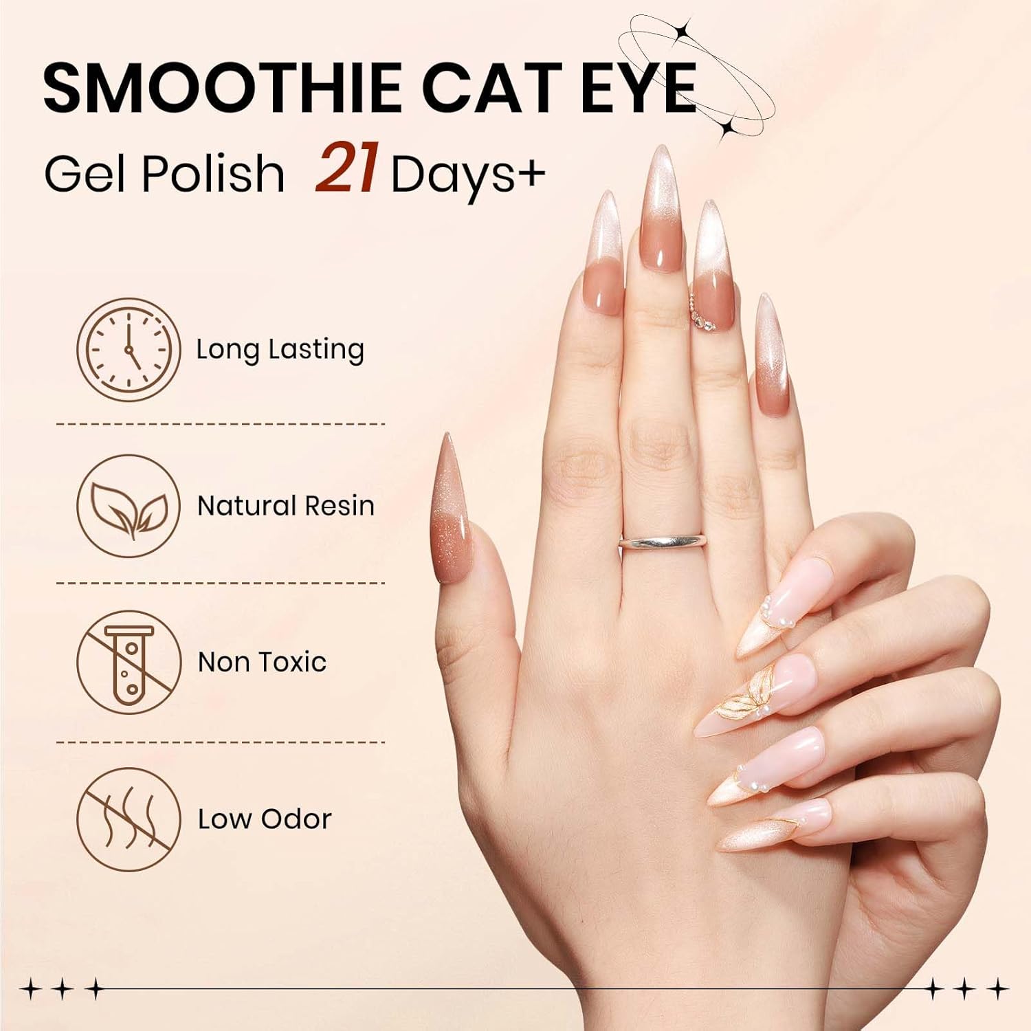 10ml Cat Eye Gel Nail Polish with Magnetic Nail Polish Gel for Home Manicure Nails DIY-GlimoraGlow