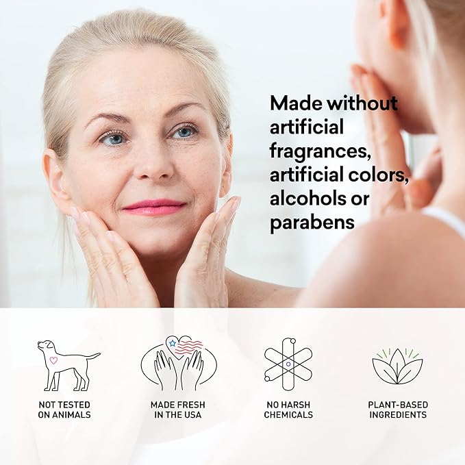 Anti Aging Eye Serum | Hydrating Eye Serum for Younger Complexion | Rapid Wrinkle Repair | Natural and Effective Eye Care | Just Nutritive | 1 Oz-GlimoraGlow