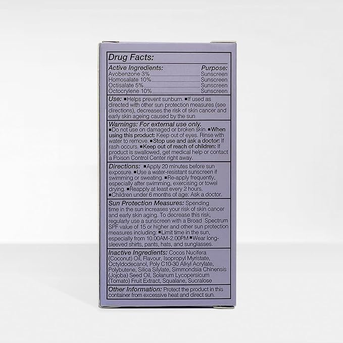 SPF50 Glow & Go Lip Oil: Lip Oil with SPF, Moisturizes and Protects Lips, 4.5ml in Coconut-GlimoraGlow