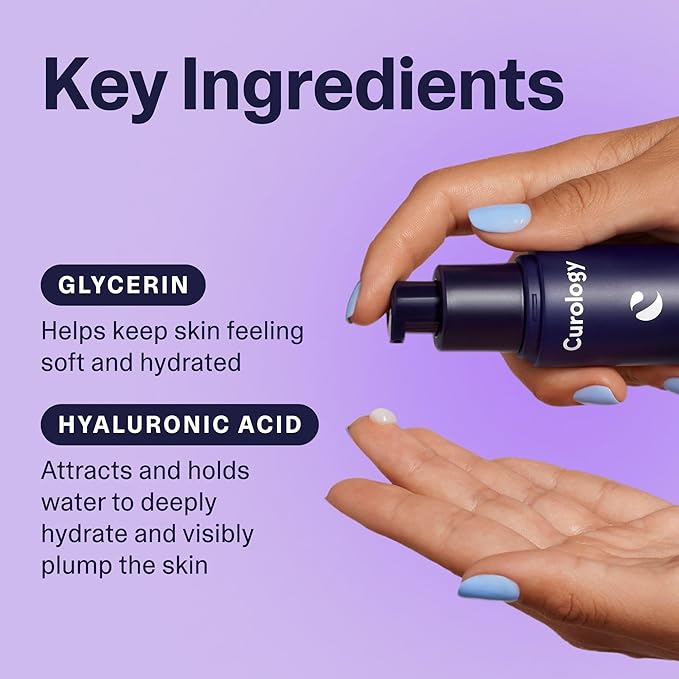 Curology Gel Face Moisturizer, Daily Face Lotion with Hyaluronic Acid, for Oily, Dry or Sensitive Skin, 1.7 fl oz-GlimoraGlow