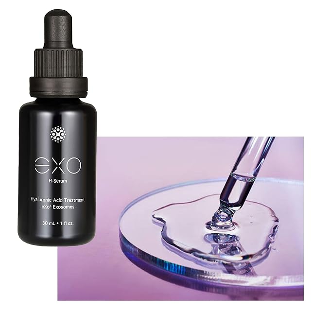 EXO SKIN SIMPLE - EXO H-SERUM™ Exoceuticals Hyaluronic Acid Treatment | Serum for Hydration | Innovative Exosome Skincare Solutions | 30ML (1 fl oz.)-GlimoraGlow