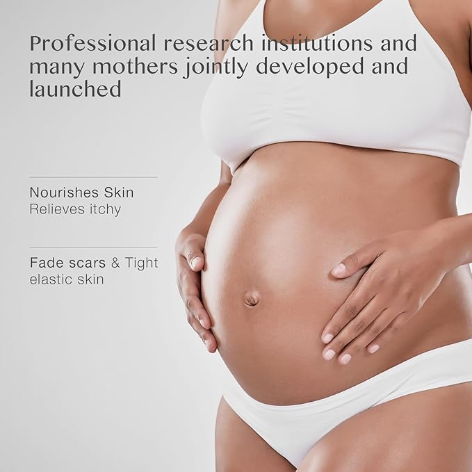 Body Lotion with Folic Acid,Stretch marks cream,Hyaluronic acid body lotion,Shea butter,Skin Firms, Smooth, unscented cream,sensitive skin, Moisturizing Dry Skin (6.7oz)-GlimoraGlow