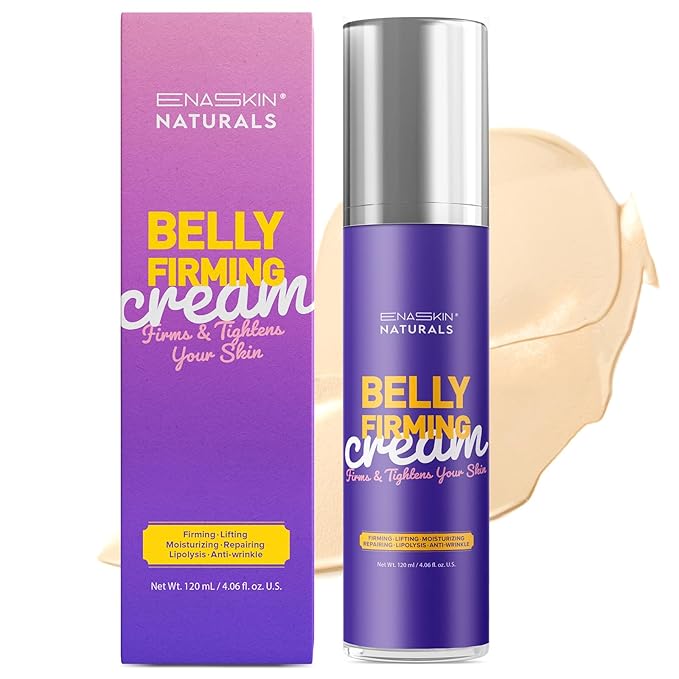 Belly Firming Cream for Tightening & Cellulite – Skin Firming Cream for Stomach, Thighs & Butt – Moisturizing & Lifting Body Lotion for Women-GlimoraGlow