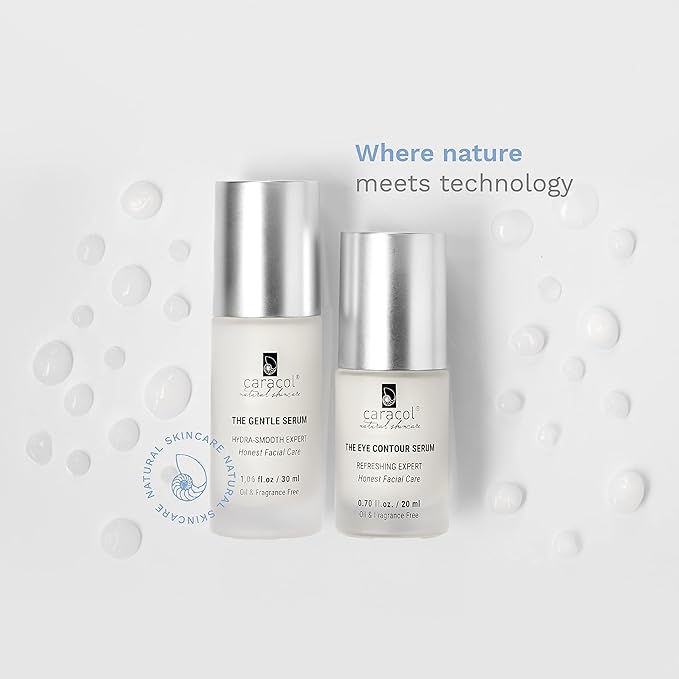 Revitalizing Eye Serum w/Snail Secretion Filtrate, Vitamin E, Chamomile & Aloe Vera - Under Eye Care for Moisturizing and Hydrating - No Parabens & No Sulfates (0.70 fl. oz)-GlimoraGlow