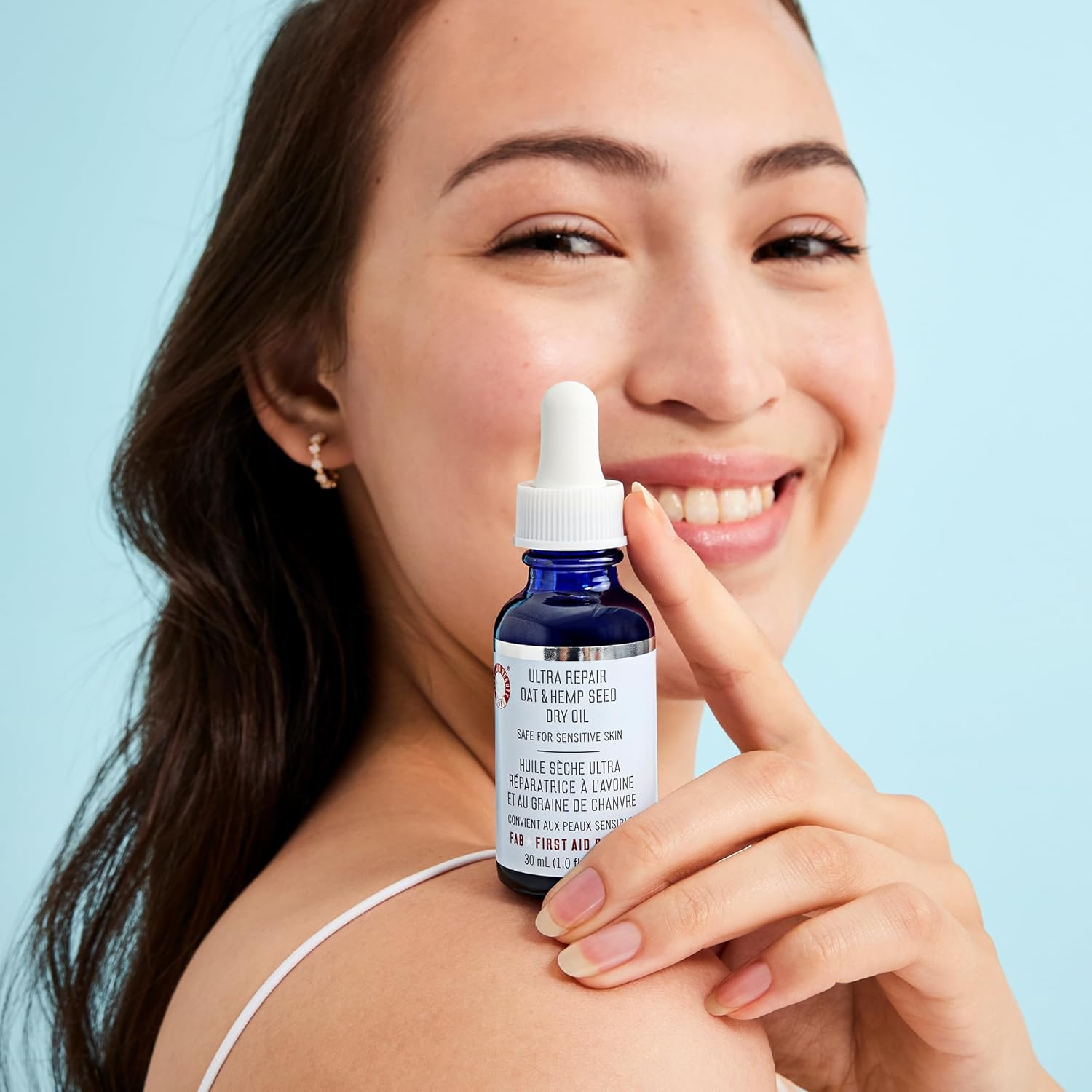 First Aid Beauty Ultra Repair Oat & Hemp Seed Oil – Hydrating, Non-Greasy Facial Oil with Arnica & Colloidal Oatmeal for Redness Relief – Calms Dry, Distressed Skin – Fragrance Free, 1 oz-GlimoraGlow