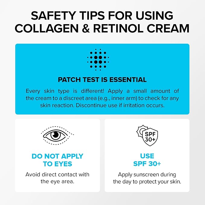 SimplyVital Collagen, Retinol & Hyaluronic Acid Cream - Anti-Aging Retinol Cream for Face, Neck & Décolleté - Made in USA - Daily Moisturizer Face Cream - 3.38 fl oz-GlimoraGlow