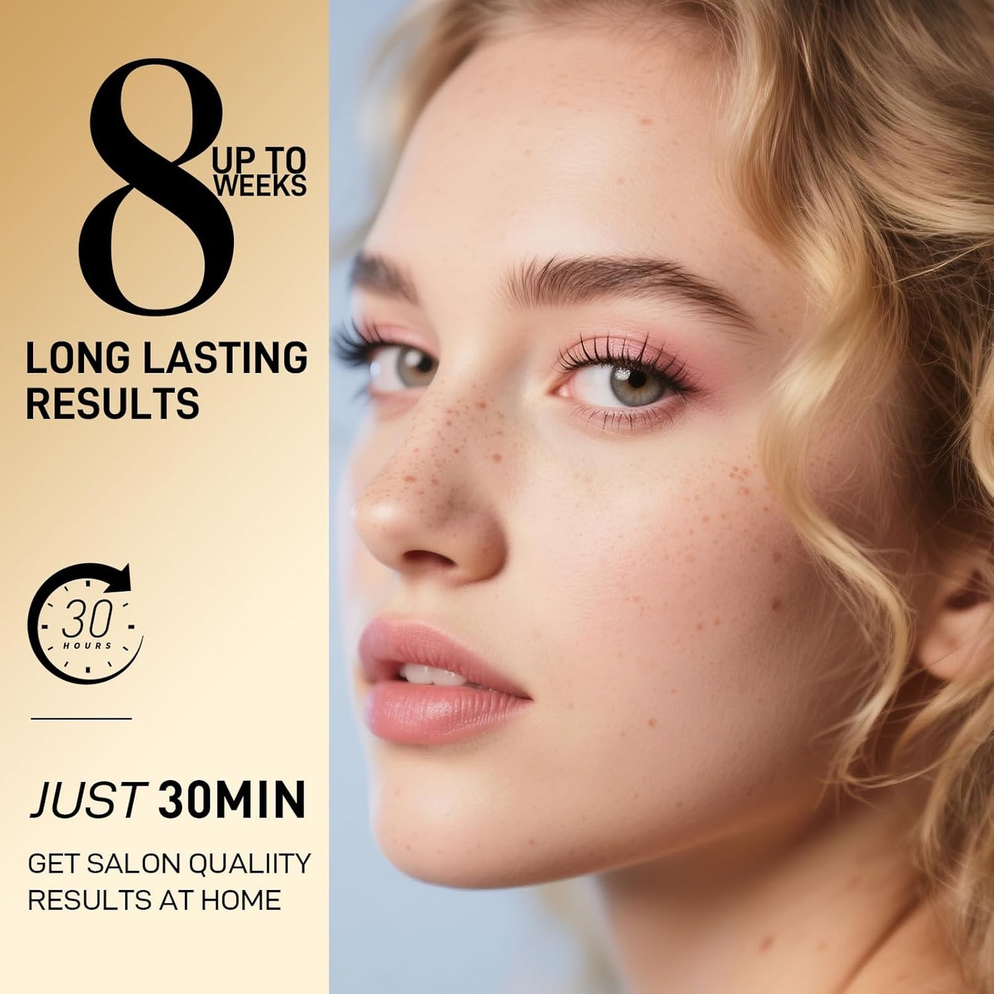 Brow Lamination Kit Lash Lift Kit, Sachet Refill Eyelash Perm Kit for Natural Curling Long-Lasting, Instant Eyelash Lift Kit, Brow Perm Kit for Salon-Quality Results at Home-GlimoraGlow