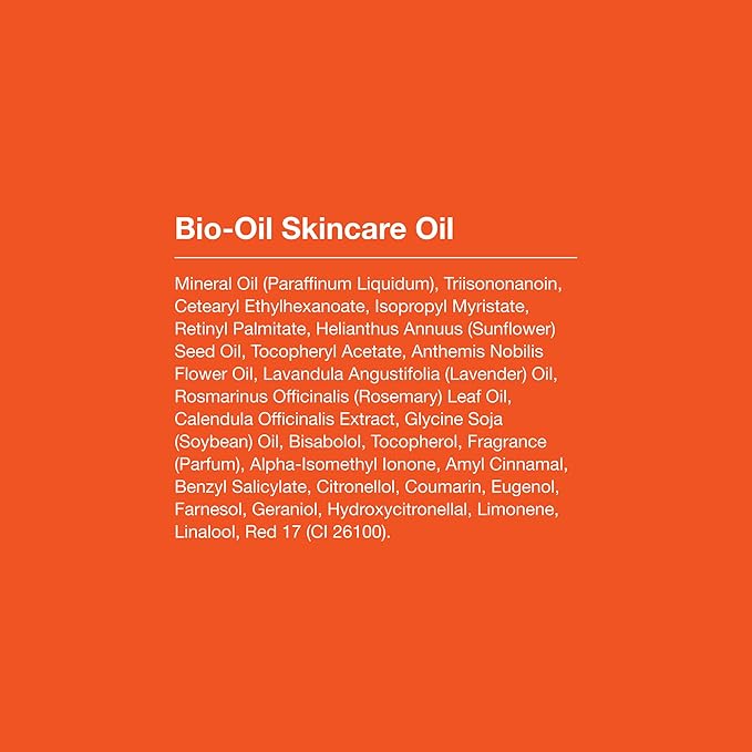 Bio-Oil Skincare Body Oil Serum, Face and Body Moisturizer with Vitamin E & A, for Scars, Stretch Marks, Sensitive Skin, All Skin Types, Dermatologist Recommended, Non-Comedogenic, 2 Oz-GlimoraGlow