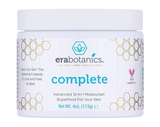 Era Organics Manuka Honey Face Cream - Advanced 12-in-1 Nourishing and Rejuvenating Daily Face Moisturizer for Women and Men - Face Moisturizer for Sensitive Skin - Body Moisturizer for Dry Skin 4 oz-GlimoraGlow