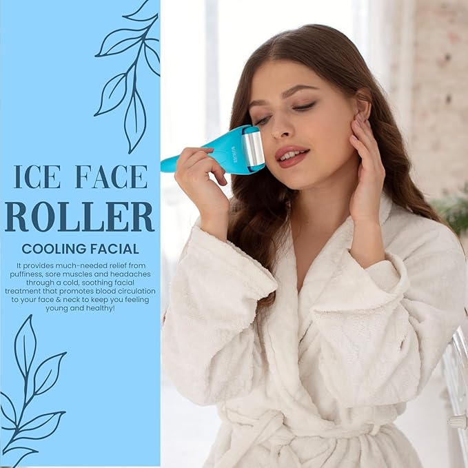Bunjee Ice Roller For Face Eyes Wrinkles Puffiness Skin Care Beauty Product Men & Women Gift-GlimoraGlow