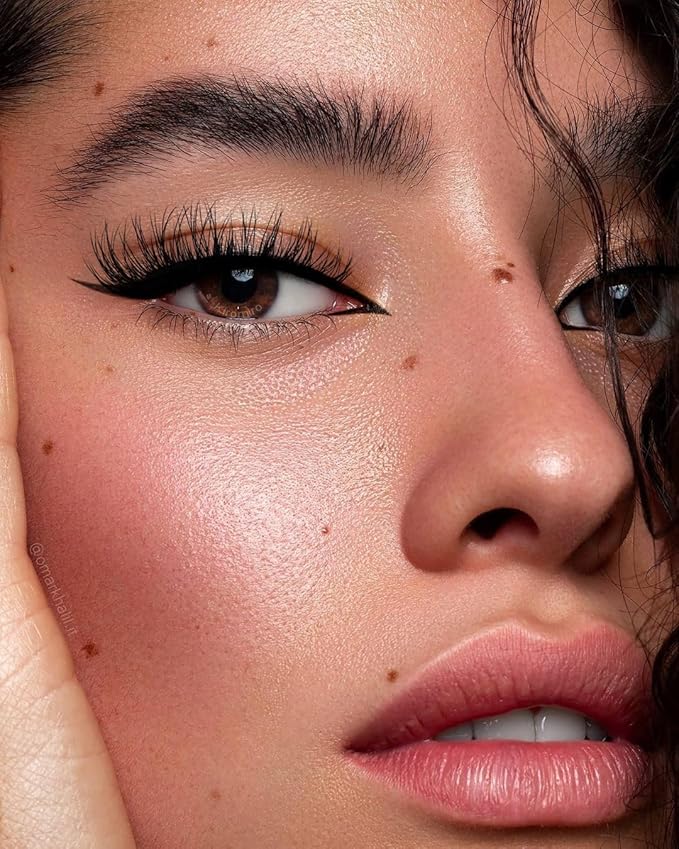 Mink Lashes Natural Look False Eyelashes Wispy Cat Eye Flat Lashes 3D Mink Lashes Natural Fake Lashes 15mm Strip Lashes Pack 7 Pairs by Kiromiro-GlimoraGlow