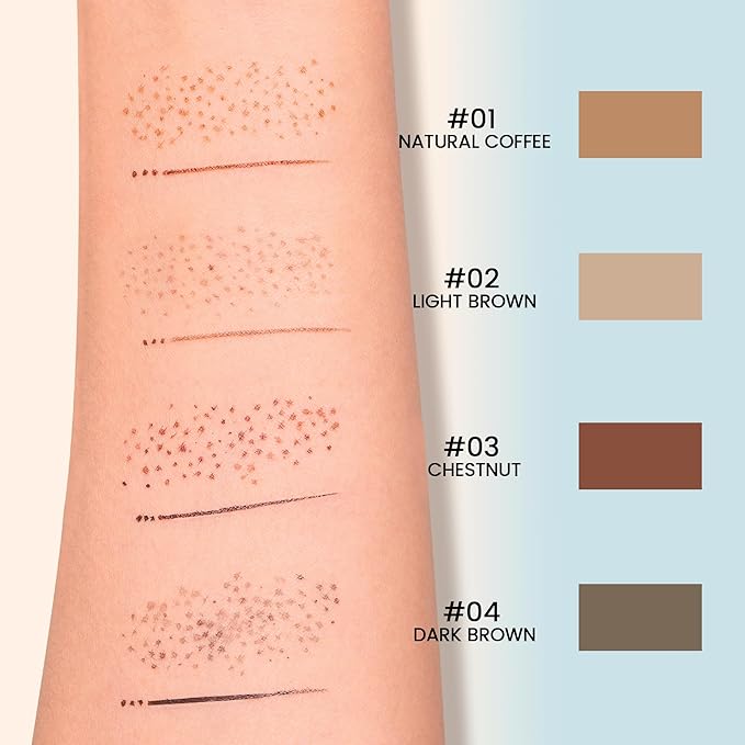 2-in-1 Dual Ended Microblading Freckle Pen & Freckle Stamp,Waterproof Freckle Stamp & Precise 15°Tip for Natural Lifelike Freckle Makeup,Perfect Make up,Last 24Hrs.-GlimoraGlow