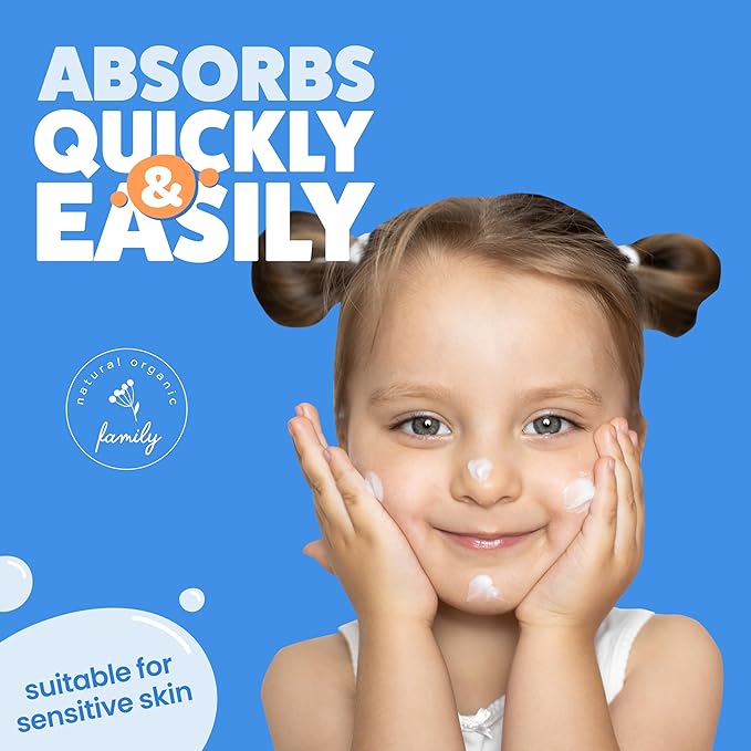 Award-Winning Kids Face Cream - Gentle & Calming Moisturizer with Natural Ingredients for Sensitive & All Skin Types - Fragrance-Free-GlimoraGlow